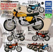 Takara Tomy Honda Dream Cb750 Four Bike All 5 Set Gashapon Capsule Complete - Japan Figure