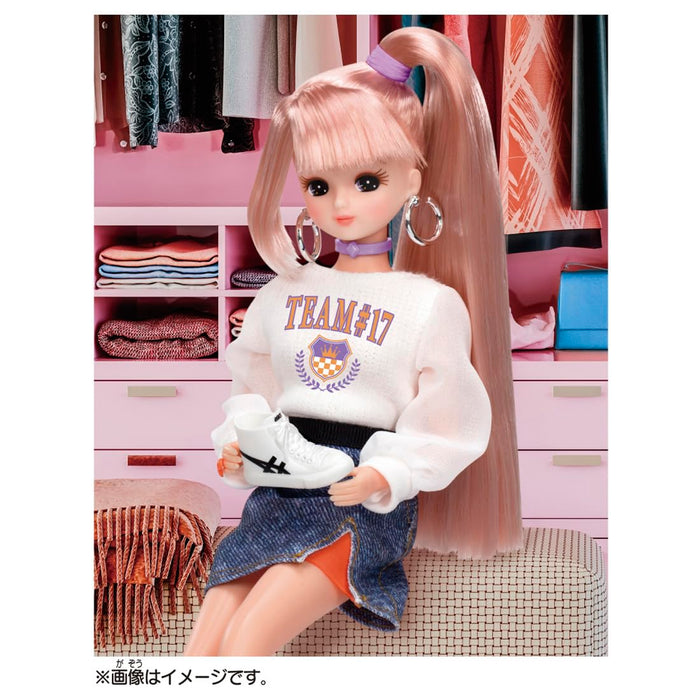 Takara Tomy Licca Puppe, Asics Sport-Stil, Ankleidespielzeug für Kinder ab 3 Jahren