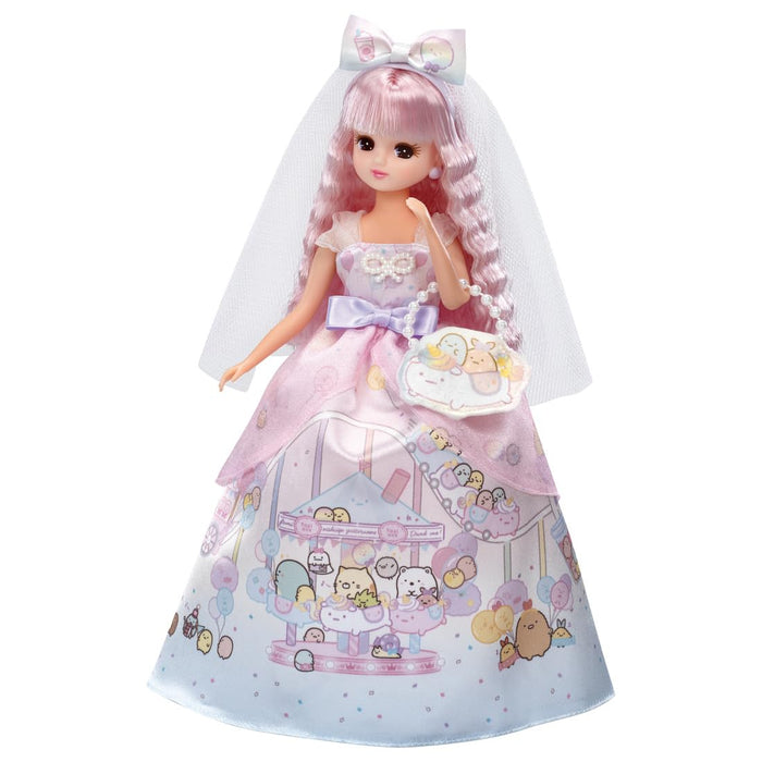 Takara Tomy Licca-Chan Doll Sumikkogurashi Wedding Dress-Up Toy for Ages 3+