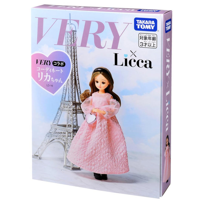 Takara Tomy Licca-Chan Doll LD-16 Dress-Up Play Toy 3+