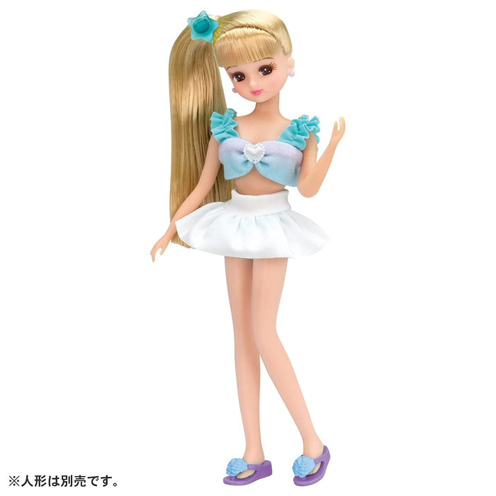 TAKARA TOMY Licca Doll Set mit Meerjungfrauenkleid und Badeanzug