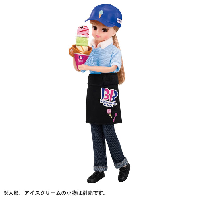 Takara Tomy Licca-Chan Ice Cream Shop Dress-Up Age 3+ Play Toy