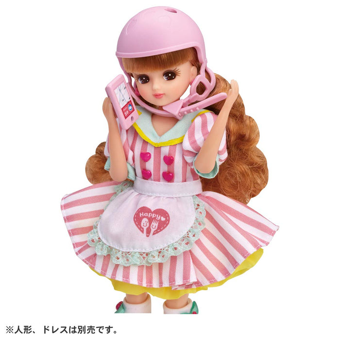 TAKARA TOMY Licca Doll Licca-Chan Eats Delivery Scooter