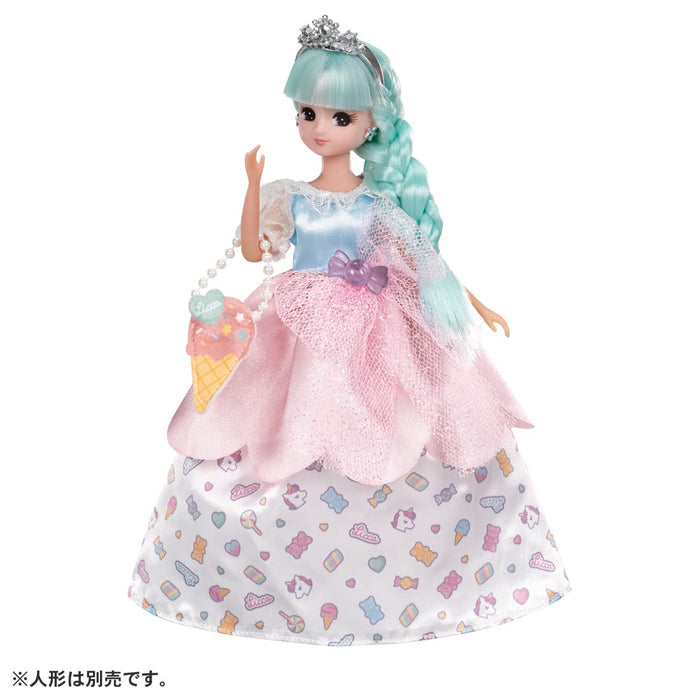 Takara Tomy Licca-Chan Candy Unicorn Gelato Ensemble de jouets à habiller pour les 3 ans et plus