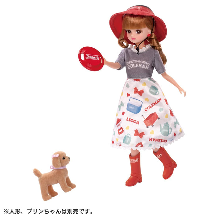 Takara Tomy Licca-Chan Lg-07 Camp-Rucksack-Set, Zusammenarbeit mit Coleman, ab 3 Jahren