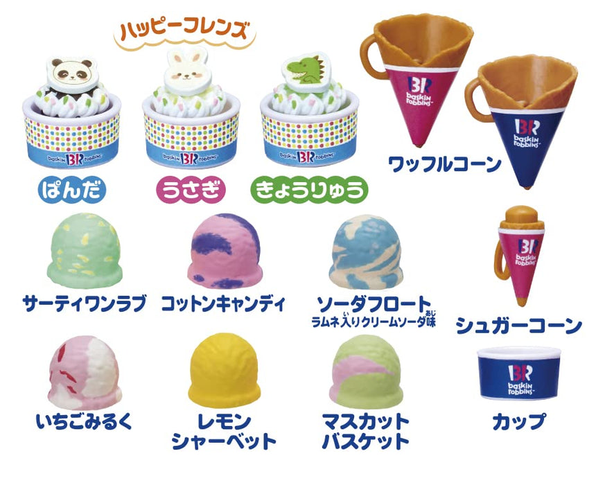 Takara Tomy Licca-Chan Happy Friends Ice Cream Shop Ensemble de jeu pour enfants à partir de 3 ans