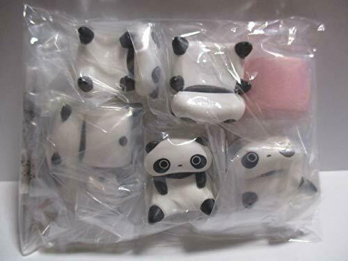 Takara Tomy Panda Hole Kabuki Owl All5 Set Gasha Mascot Capsule Figures Complete