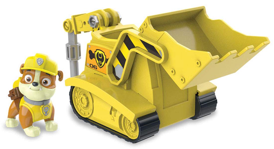 Takara Tomy Paw Patrol Rubble Power Bulldozer Véhicule avec figurine