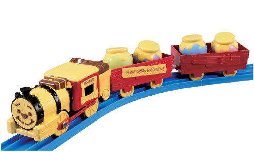 Takara Tomy Plarail Disney Dream Railway Winnie The Pooh Honey Cargo Locomotive