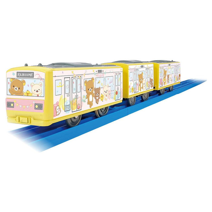 Takara Tomy Rilakkuma Wrapping Train Toy Plarail Series for Kids Age 3+