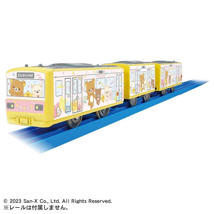 Takara Tomy Rilakkuma Wrapping Train Toy Plarail Series for Kids Age 3+