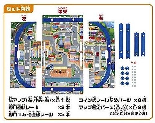 Takara Tomy Plarail Transform Into Box! Play Map Set F/s