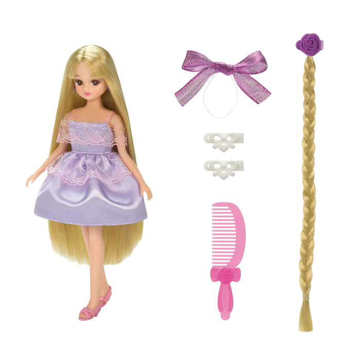 TAKARA TOMY Ensemble stylé de poupée Licca aux cheveux longs