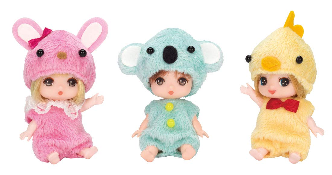 TAKARA TOMY Licca Doll Triplet Baby Miku-Chan