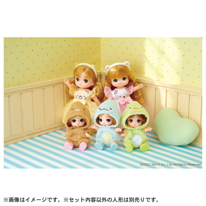 Takara Tomy  Licca-Chan Doll Ld-29 Shirokuma Daisuki Maki-Chan  Dress Up Doll Play House Sumikko Gurashi Toy Age 3 And Up Passed Toy Safety Standards St Mark Certified Licca Takara Tomy