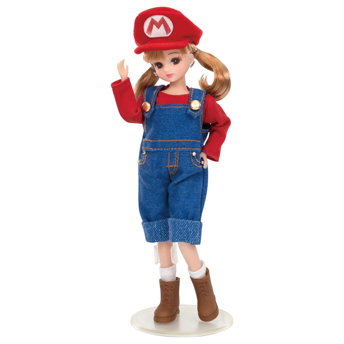 Takara Tomy Licca-Chan Puppe LD-33 Super Mario Ankleidepuppe Rollenspiel Spielzeug Alter 3+ Japan St Mark zertifiziert