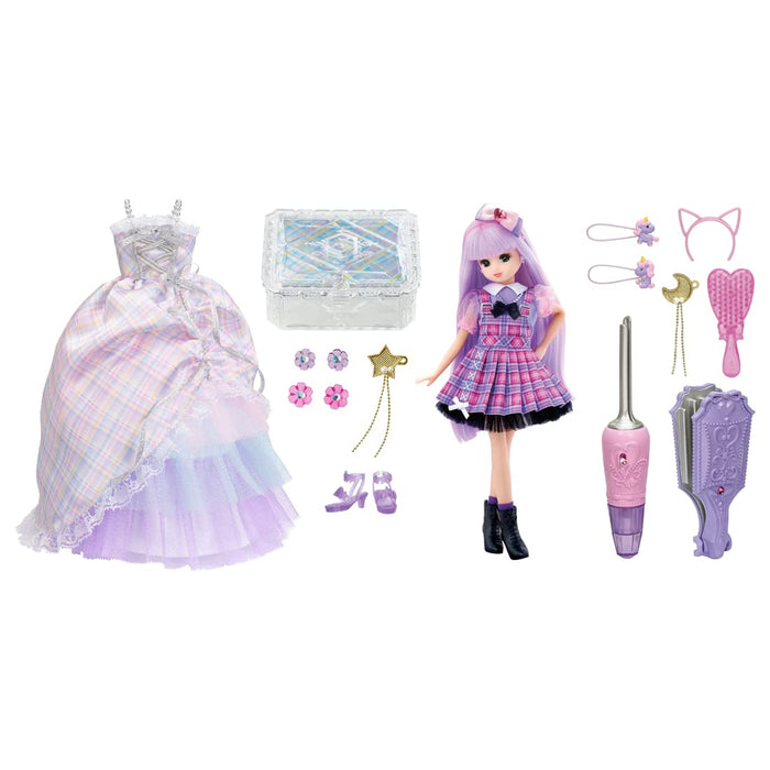 TAKARA TOMY Licca poupée arc-en-ciel Kyun boucles Licca-Chan Deluxe