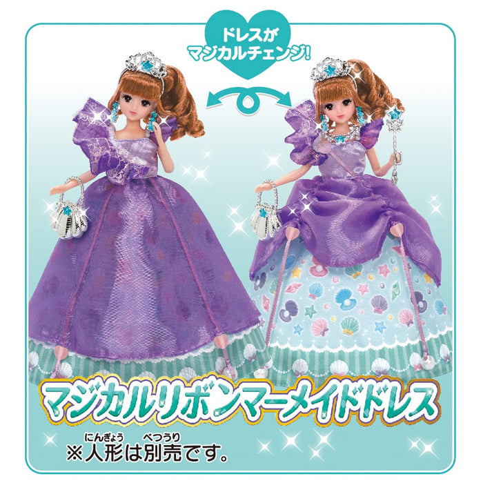 TAKARA TOMY Licca Doll Dream Fantasy Ruban Magique Sirène Robe