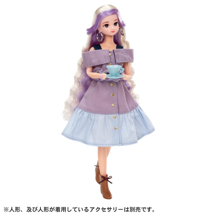 Takara Tomy  Licca-Chan Dress #Licca #Chill Cafe Time Wear  Dress-Up Doll Play Toy Ages 3 And Up Passed Toy Safety Standards St Mark Certified Licca Takara Tomy