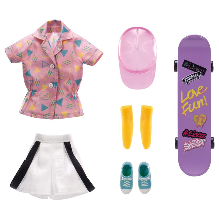 Takara Tomy Licca-Chan Dress #Licca #Skateboard Street Wear Dress-Up Doll Play Toy 3 ans et plus Normes de sécurité des jouets respectées Certifié St Mark Licca Takara Tomy