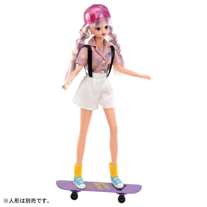 Takara Tomy  Licca-Chan Dress #Licca #Skateboard Street Wear  Dress-Up Doll Play Toy 3 Years Old And Up Passed Toy Safety Standards St Mark Certified Licca Takara Tomy