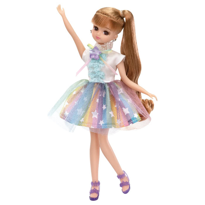 TAKARA TOMY Licca Doll Rainbow Shower Outfit