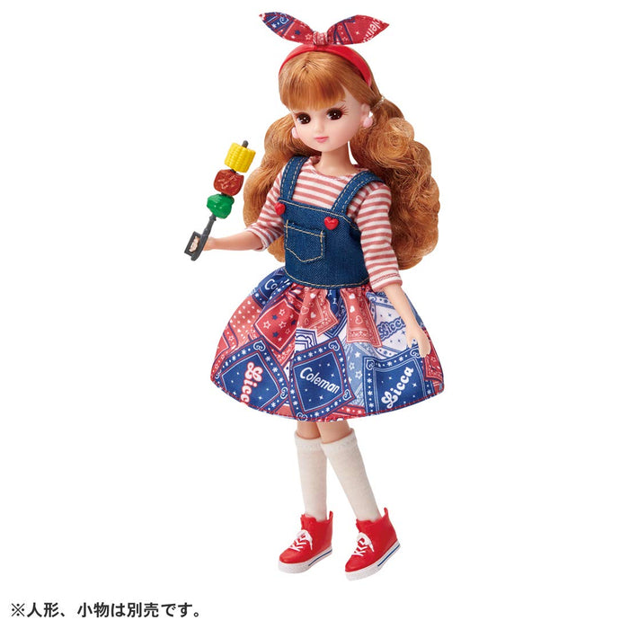 TAKARA TOMY Licca Doll Girly Picnic Clothes Set