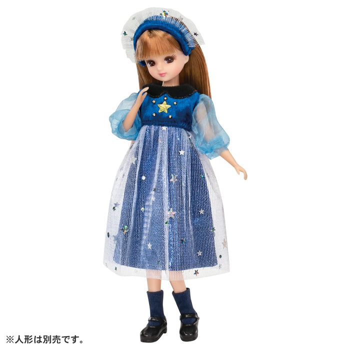 TAKARA TOMY Licca Doll Tenue de nuit étoilée (la poupée n'est pas incluse)