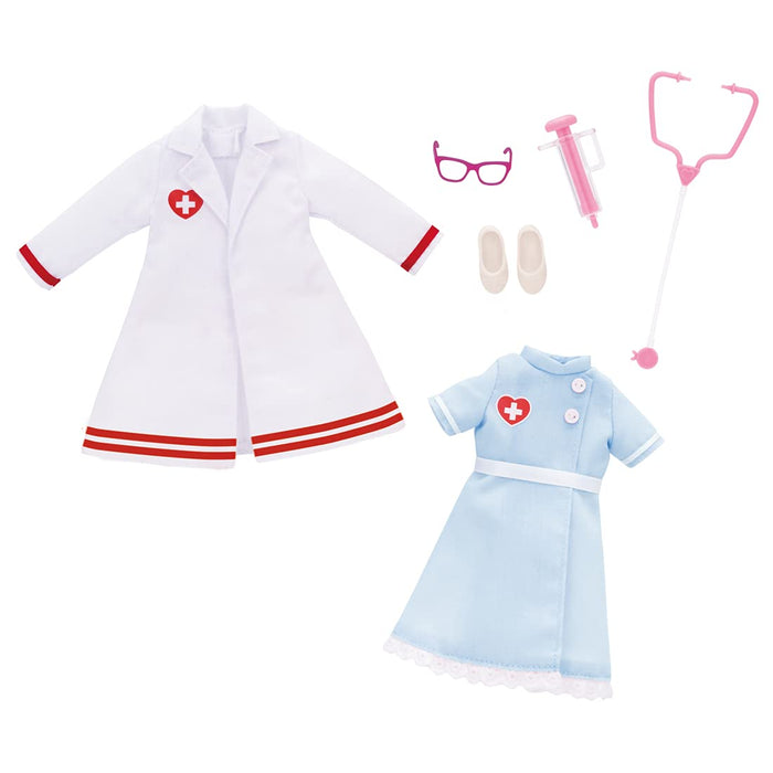 TAKARA TOMY Licca Doll Doctor & Nurse Dress Set