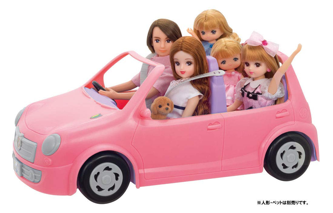 TAKARA TOMY Sortie de poupée Licca avec tout le monde Voiture familiale Licca-Chan