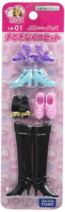 TAKARA TOMY Licca Doll Lovely Shoes Set