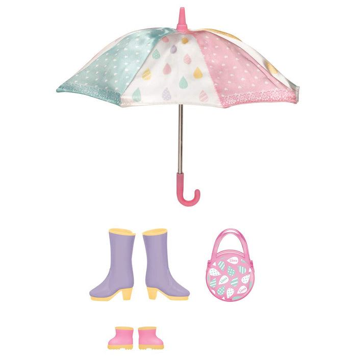 TAKARA TOMY Licca Doll Fun Rainy Day Set