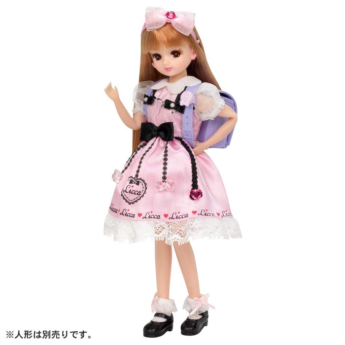 TAKARA TOMY Ensemble de sac d'école à la mode pour poupée Licca