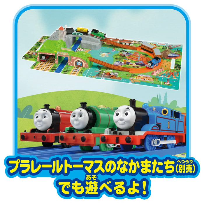 Takara Tomy  Plarail Thomas Gogo Thomas Outing 3D Map  Train Train Toy Ages 3 And Up Passed Toy Safety Standards St Mark Certified Plarail Takara Tomy