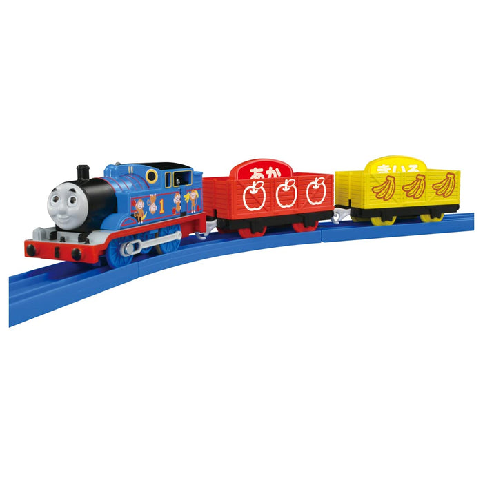 Takara Tomy  Plarail Thomas Ts-24 Plarail Thomas And Color Matching Freight Cars  Train Train Toy 3 Years Old And Up Passed Toy Safety Standards St Mark Certification Plarail Takara Tomy