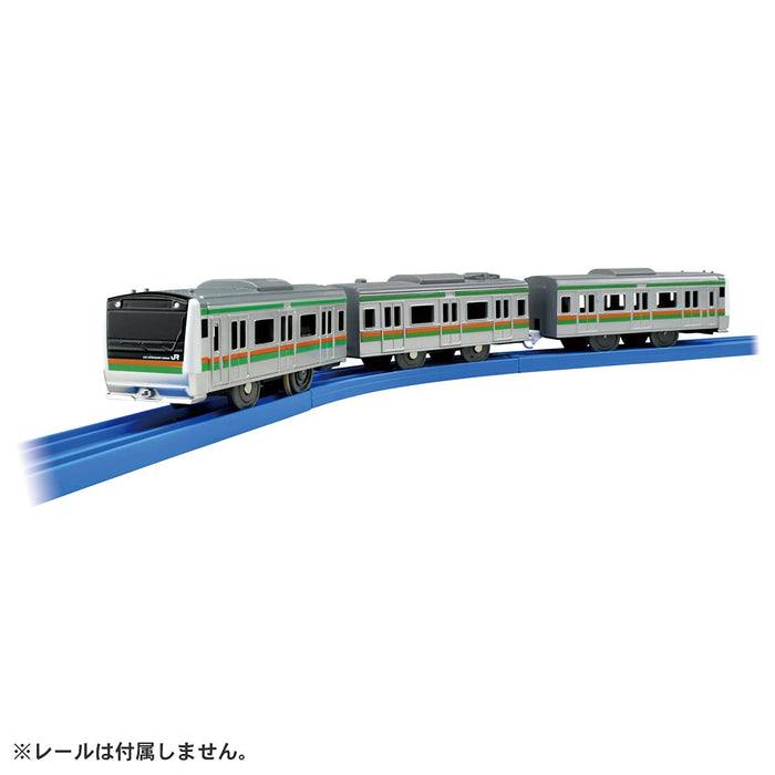 Takara Tomy Pla-Rail E233 Series Shonan Color W/Dedicated Connection Plastic Train Model