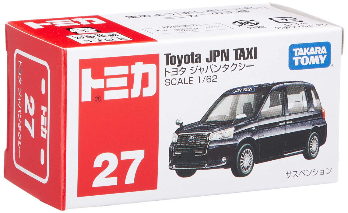 Takara Tomy "Tomica No.27 Toyota Japon Taxi (Boîte)" Mini jouet de voiture de 3 ans et plus Normes de sécurité des jouets en boîte Passé Certifié St Mark Tomica Takara Tomy