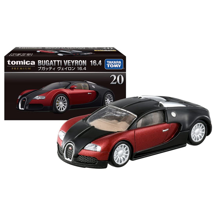 Takara Tomy &amp;quot;Tomica Premium 20 Bugatti Veyron 16.4&amp;quot; Mini jouet de voiture 6 ans et plus Norme de sécurité des jouets en boîte Passé la certification St Mark Tomica Takara Tomy