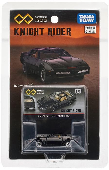 Takara Tomy Knight Rider 2000 KITT Mini Car Toy for 6 Years and Older