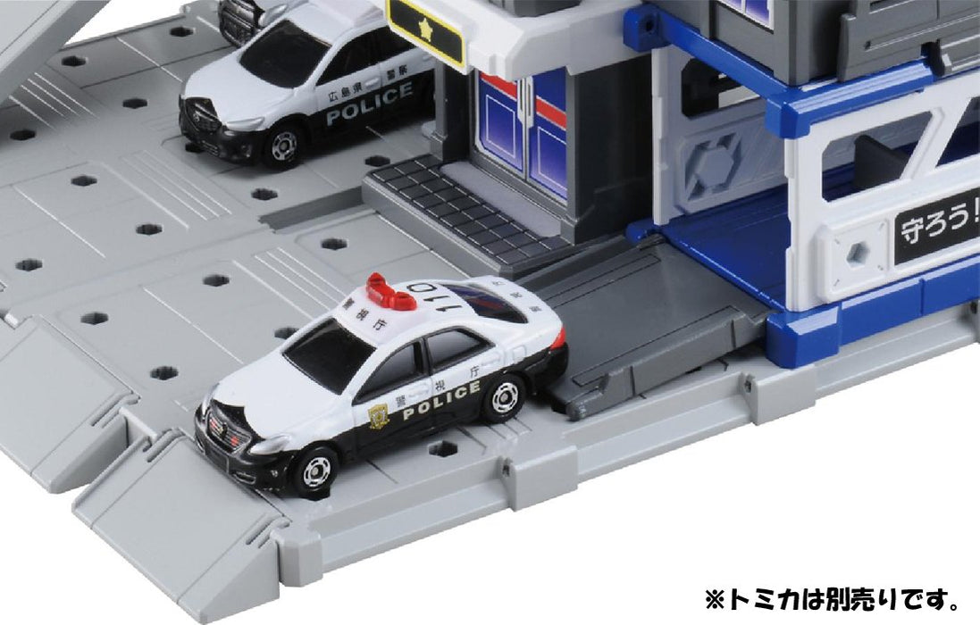 Takara Tomy Tomica World 874386 Tomica Town construire ville poste de Police voiture de Police jouets