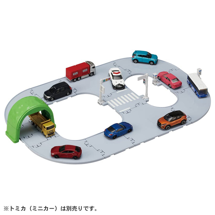 TAKARA TOMY  Tomica World Tomica Town Easy To Assemble Basic Road Set