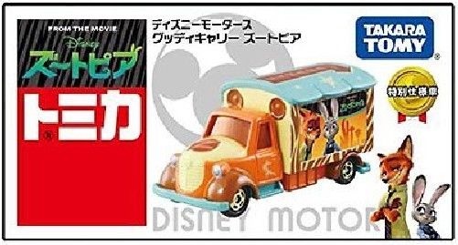 Takara Tomy Tomica Disney Motors Good Day Carry Zootopia Truck