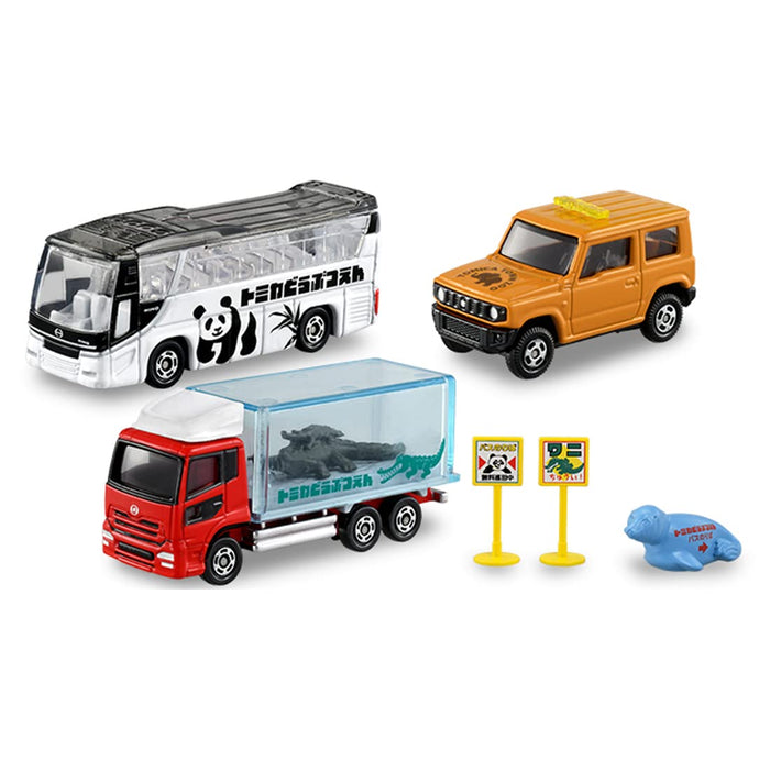 Takara Tomy Tomica Zoo Set Minicar Toy - Japan 3+ Years Old Gift