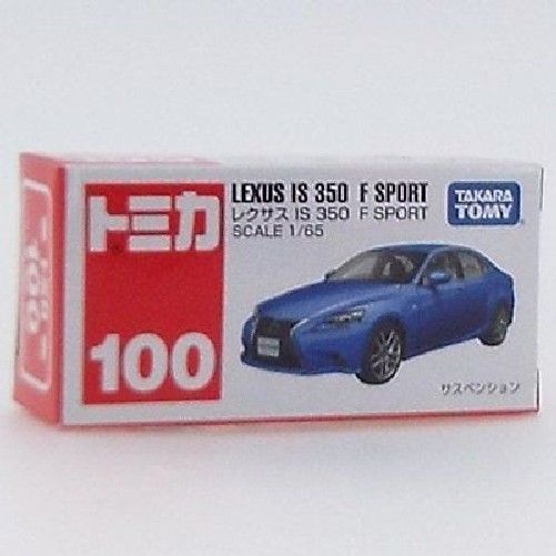 Takara Tomy Tomica No.100 1/65 Scalelexus Is 350 F Sport Box