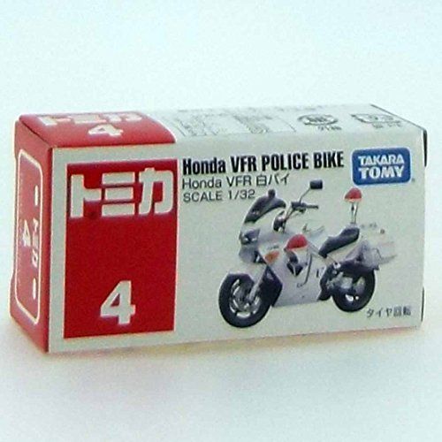 Takara Tomy Tomica No.4 1/32 Scale Honda Vfr Police Bike Box
