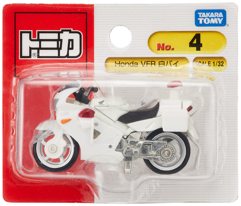 Takara Tomy Tomica No.004 Honda VFR800 Motorcycle Mini Car Toy for Kids 3+