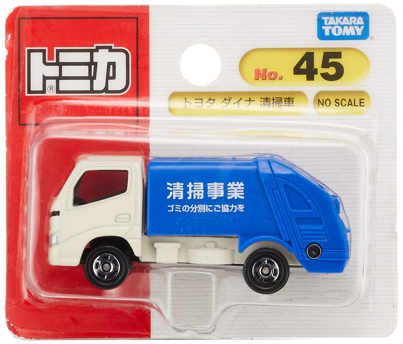 Takara Tomy Tomica No.045 Toyota Dyna Mini Toy Car Toy Cleaning Car for Ages 3+