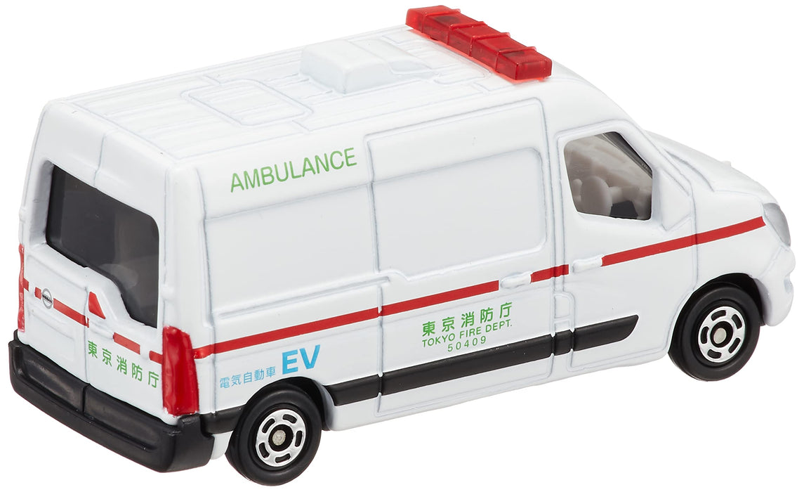 Takara Tomy Tomica No.44 Mini Car Toy - Nissan NV400 EV Ambulance for Ages 3+