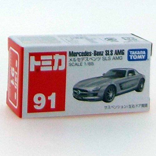 Takara Tomy Tomica No.91 1/65 Scale Mercedes-benz Sls Amg Box