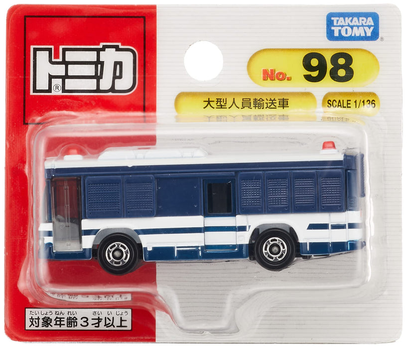 Takara Tomy Tomica No.98 Mini Car Toy Large Personnel Transport Vehicle Ages 3+